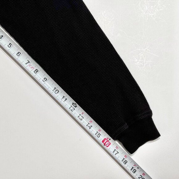 Vtg Disney Store Winnie the Pooh Tigger Waffle Henley Shirt Contrast Collar - Picture 15 of 16